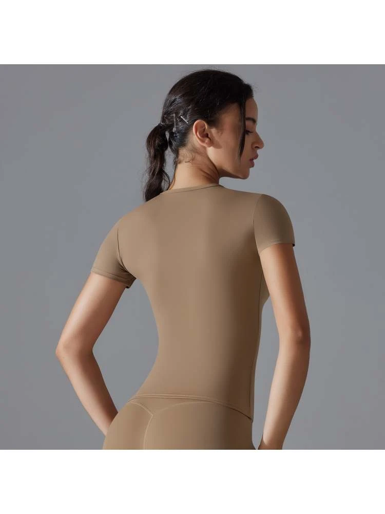 Round Neck Regular Sleeve Skinny Tank - Image 4