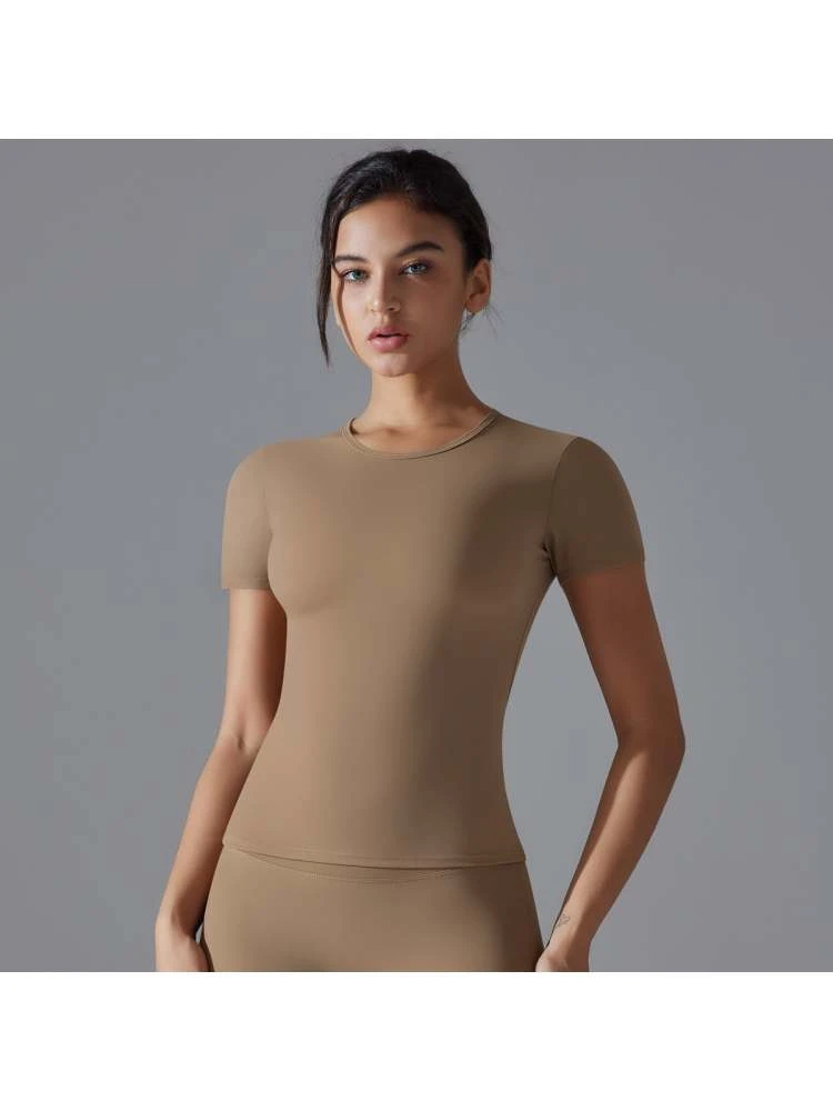 Round Neck Regular Sleeve Skinny Tank - Image 5