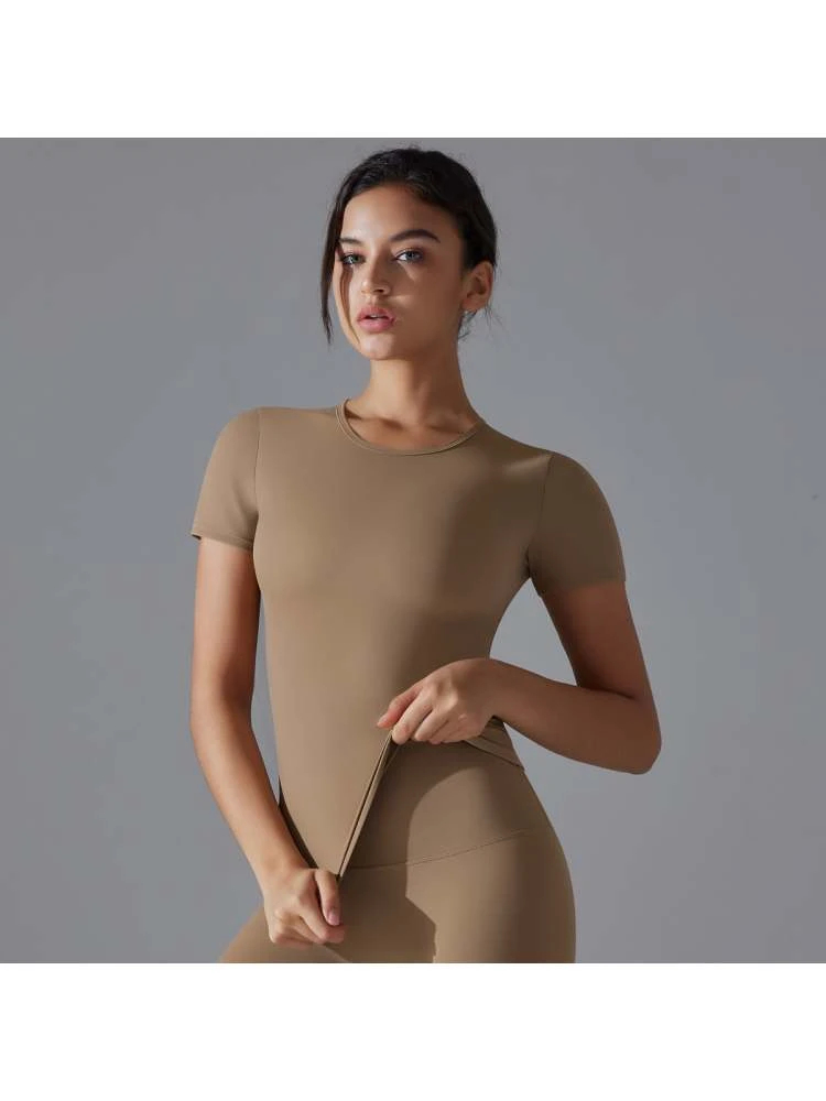 Round Neck Regular Sleeve Skinny Tank - Image 8