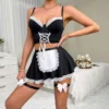 Tie-wrap Lacework Sexual Skirt Sets