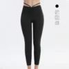 Ruched Tie-wrap Sporty Leggings