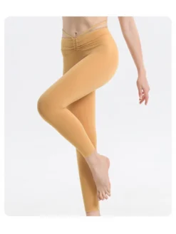 Ruched Tie-wrap Skinny Leggings