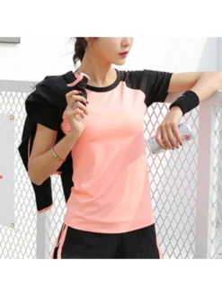 Colorblock Crewneck Slim Tank