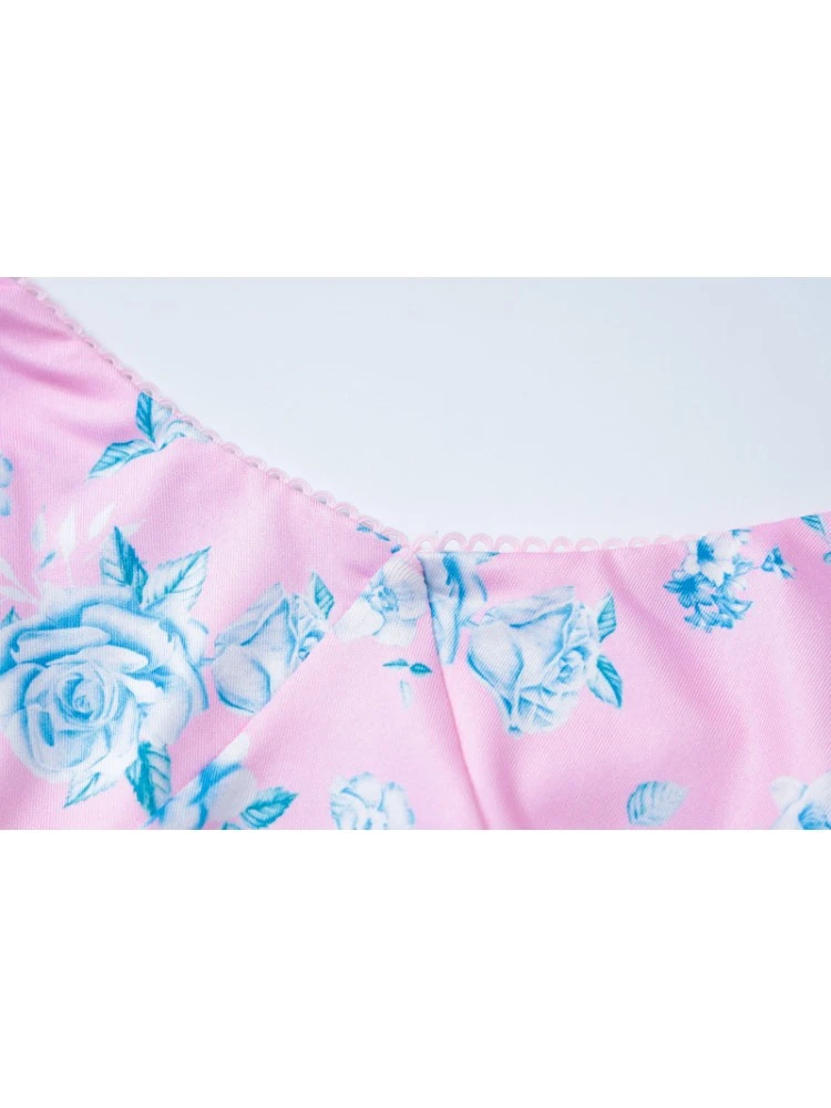 Print Spaghetti Straps Mermaid Maxi Dresses - Image 18