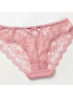 Bow Lace Low Rise Panties