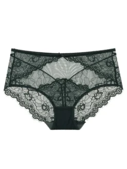 Flower See Through Mid-rise Panties