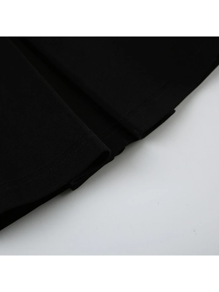 Solid Color Ribbon Bow High Rise Skirts - Image 9