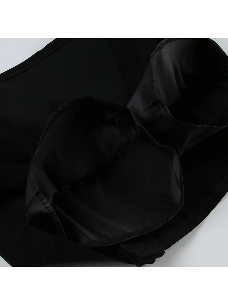 Solid Color Ribbon Bow High Rise Skirts - Image 13