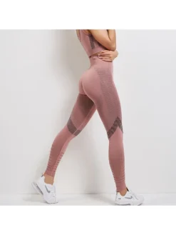 Striped High Rise Slim Leggings