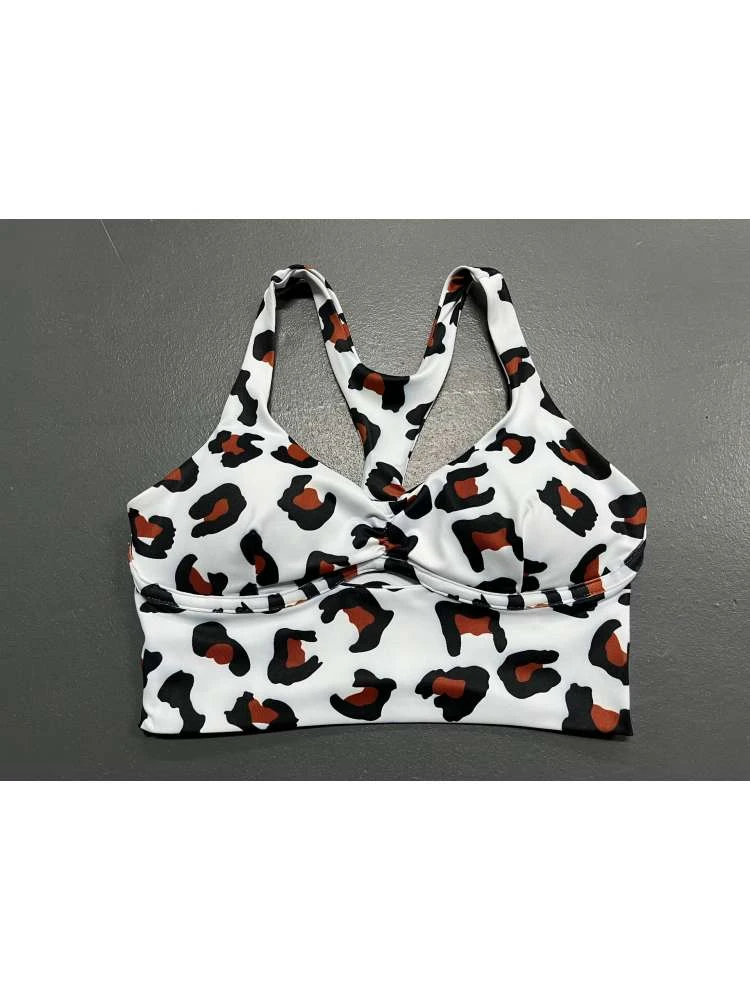 Hollow-out Spaghetti Straps Cropped Yoga Top - Image 4