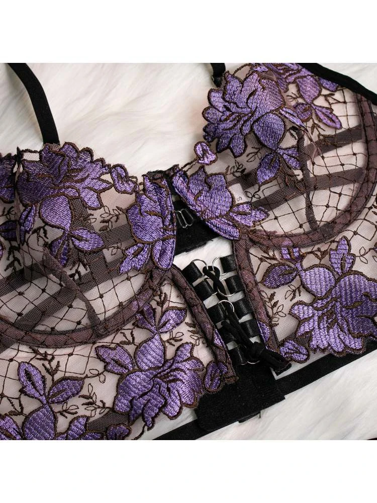 Hollow-out Spaghetti Straps Backless Sexual Sets - Image 10