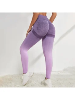 Gradient Color Tie Dye Sporty Leggings