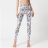 Flower Print High Rise Skinny Leggings