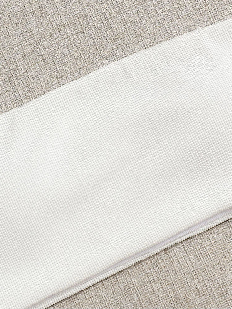 Hollow-out Metal Chain Strapless Bikinis - Image 10