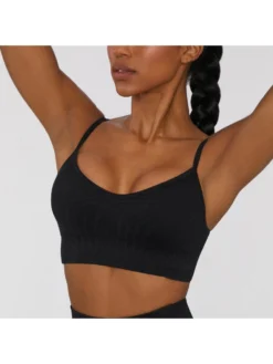 Striped Spaghetti Straps Cropped Tank & Top